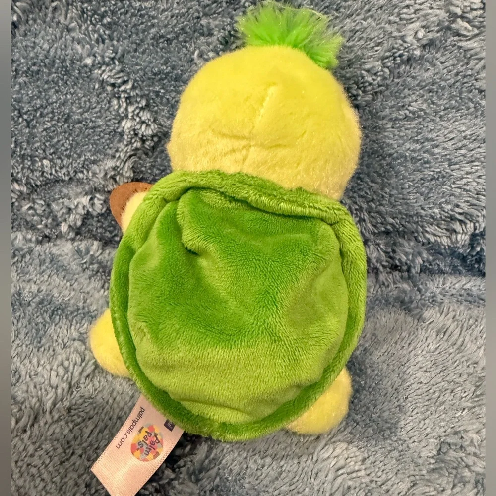 Palm Pals Plush Green Turtle Pet Toy - Soft Small-Pet Plush